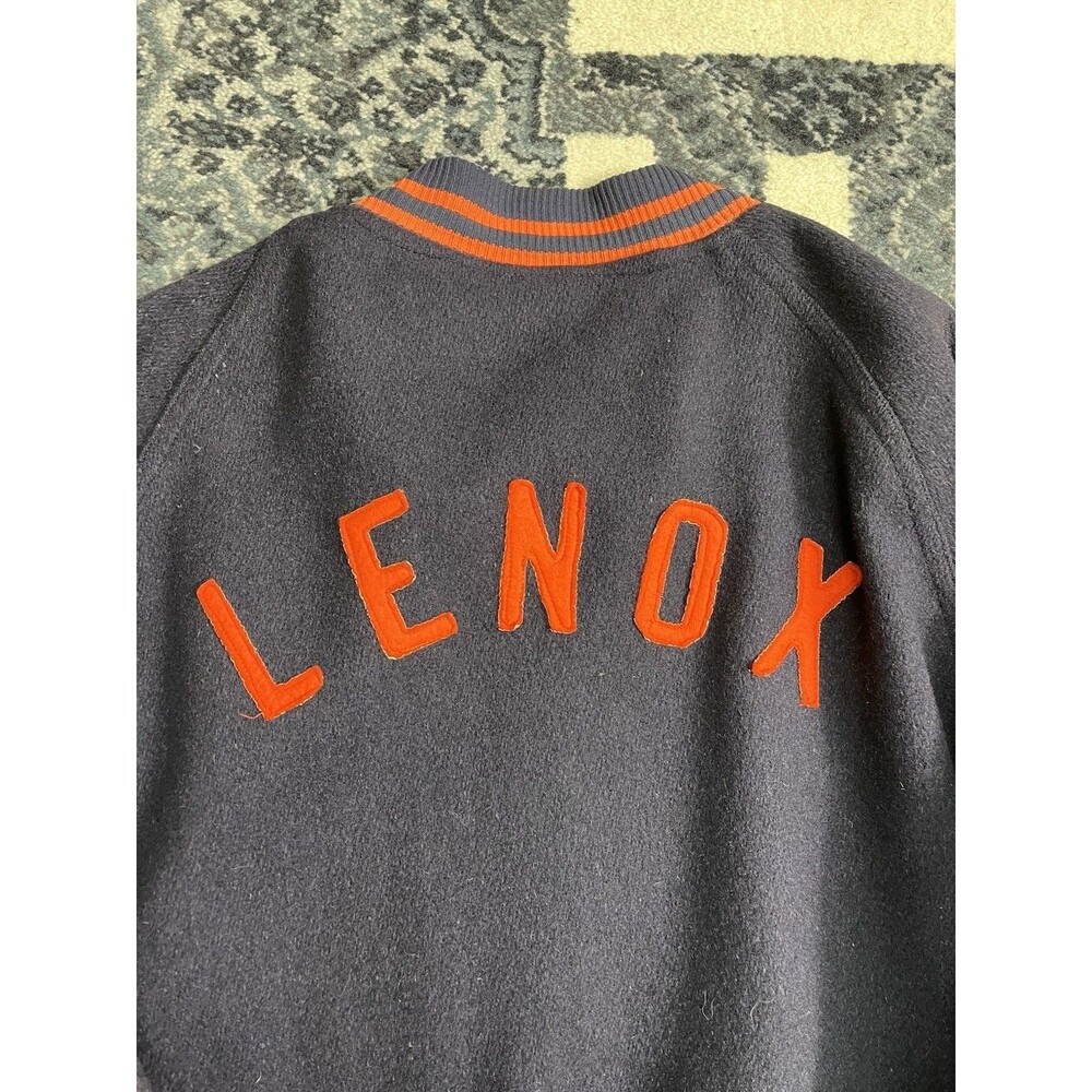 Mens Vintage 1950s Belen Athletic Wear Varsity Wool Jacket Size M Made In USA - Picture 5 of 11